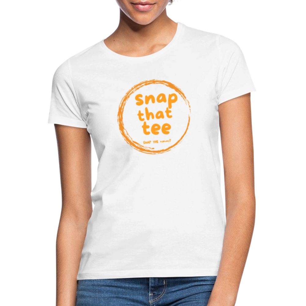 Snap That Tee Logo Two - T-shirt Femme - blanc
