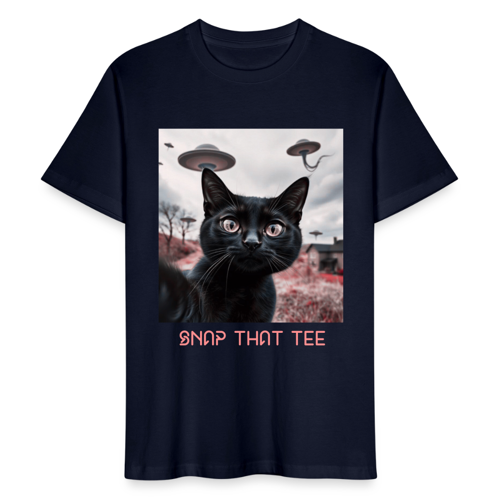 UFO & Meow - T-shirt oversize unisexe - marine