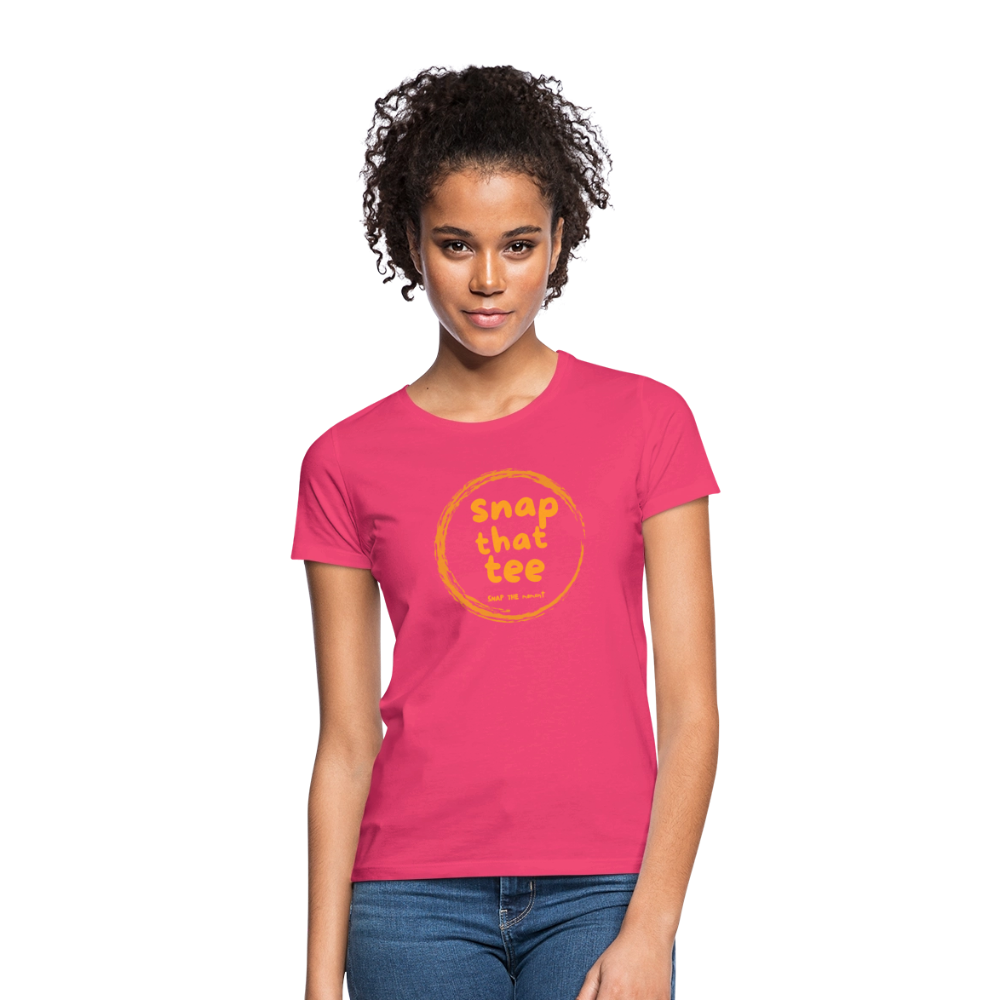 Snap That Tee Logo Two - T-shirt Femme - rose azalée