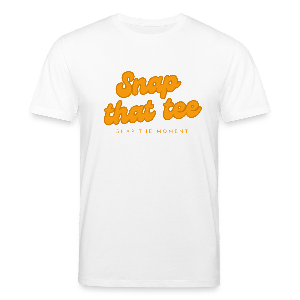 Snap That Tee Logo - T-shirt bio Unisexe - blanc