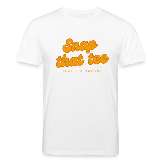 Snap That Tee Logo - T-shirt bio Unisexe - blanc