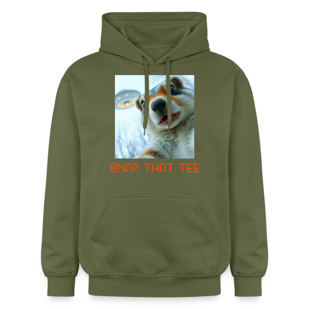 Nutty Abduction - Hoodie Unisexe - Snap that tee - vert militaire