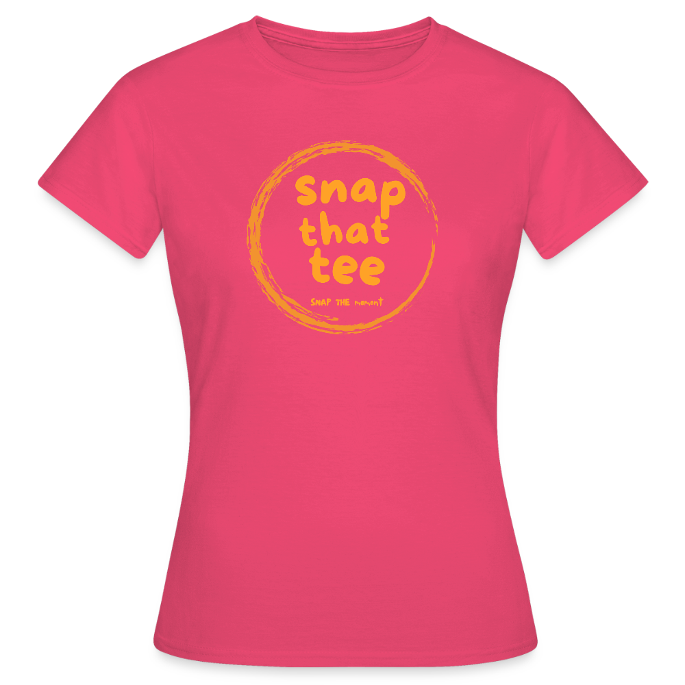 Snap That Tee Logo Two - T-shirt Femme - rose azalée