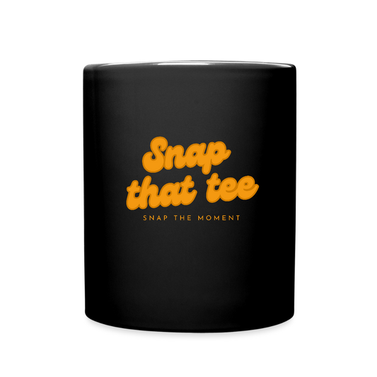 Snap that tee again - Mug - noir