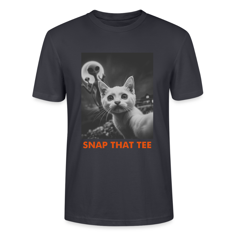 Puuranormal - T-shirt bio Unisexe - Snap that tee - bleu gris foncé