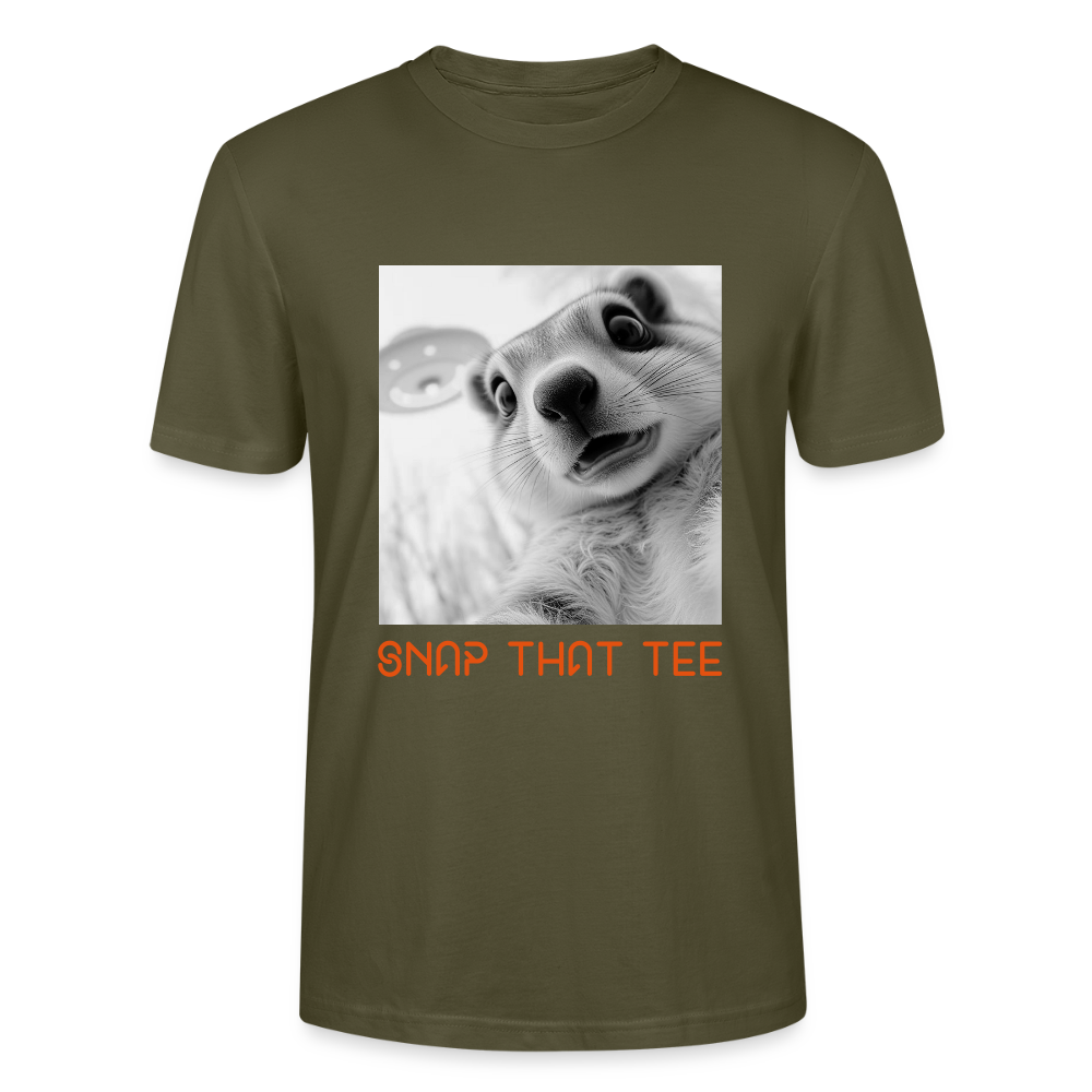 Beam Me Nut - T-shirt bio Unisexe - Snap that tee - kaki