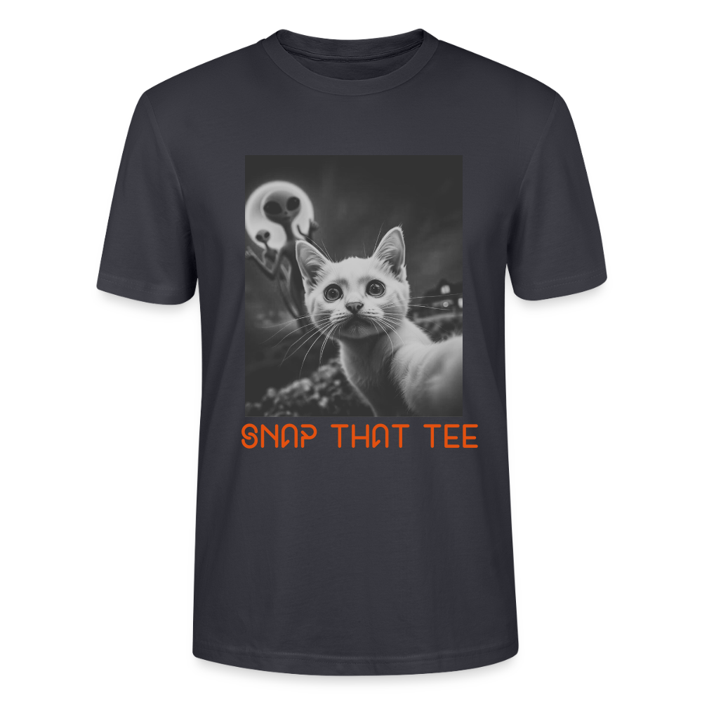 Puuranormal - T-shirt bio Unisexe - Snap that tee - bleu gris foncé