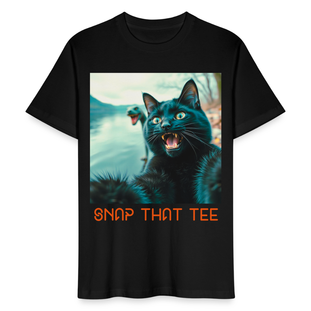 Cryptid Cat - T-shirt bio Unisexe - Snap that tee - noir