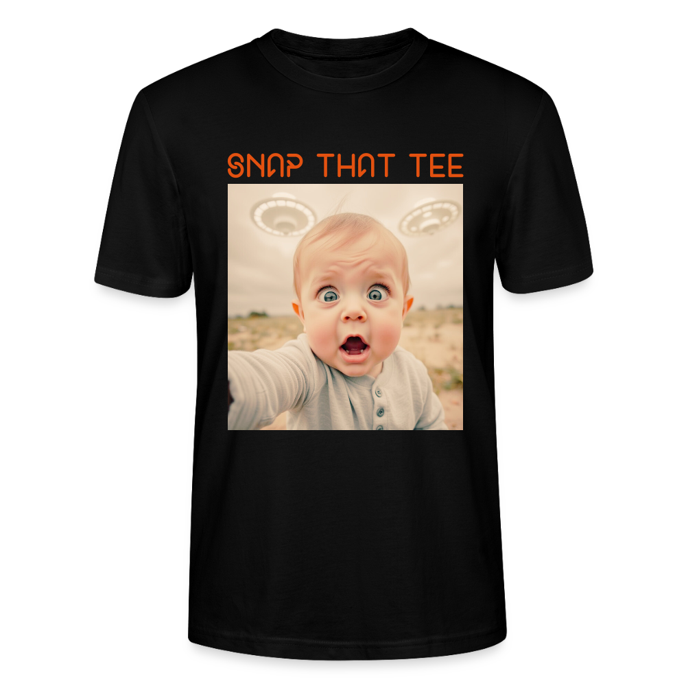 Beam Me Up, Baby ! T-shirt bio Unisexe - Snap that tee - noir