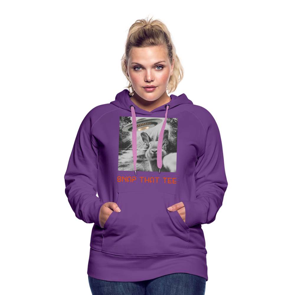 Hop to Space - Hoodie Femme - violet