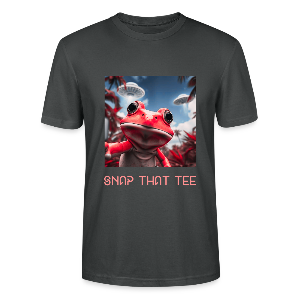 UFO & Lily Pads - T-shirt bio Unisexe - Snap that tee - charbon