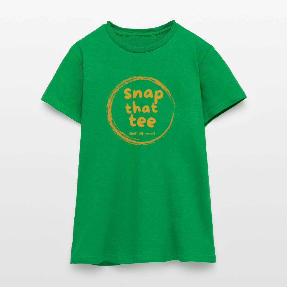 Snap That Tee Logo Two - T-shirt Femme - vert