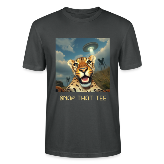 Jungle Meets Cosmos - T-shirt bio Unisexe - Snap that tee - charbon