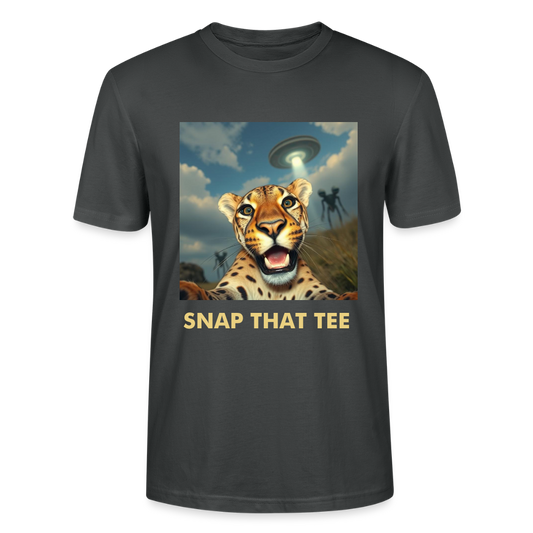 Jungle Meets Cosmos - T-shirt bio Unisexe - Snap that tee - charbon