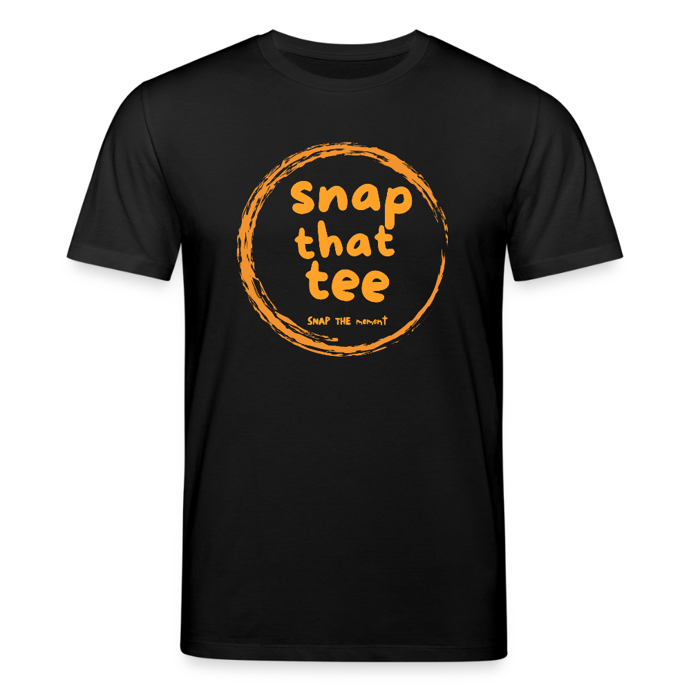 Snap That Tee Logo Again - T-shirt bio  Unisexe - noir