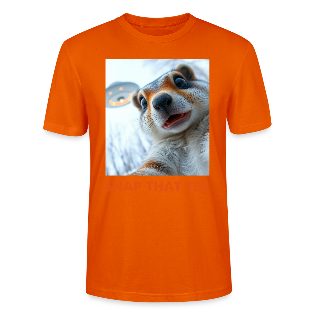 Nutty Abduction - T-shirt bio Unisexe - snap that tee - orange profond