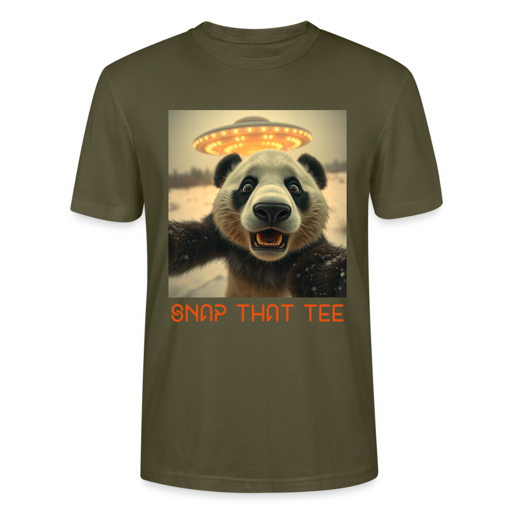 Out Of This Panda - T-shirt bio Unisexe - Snap that tee - kaki