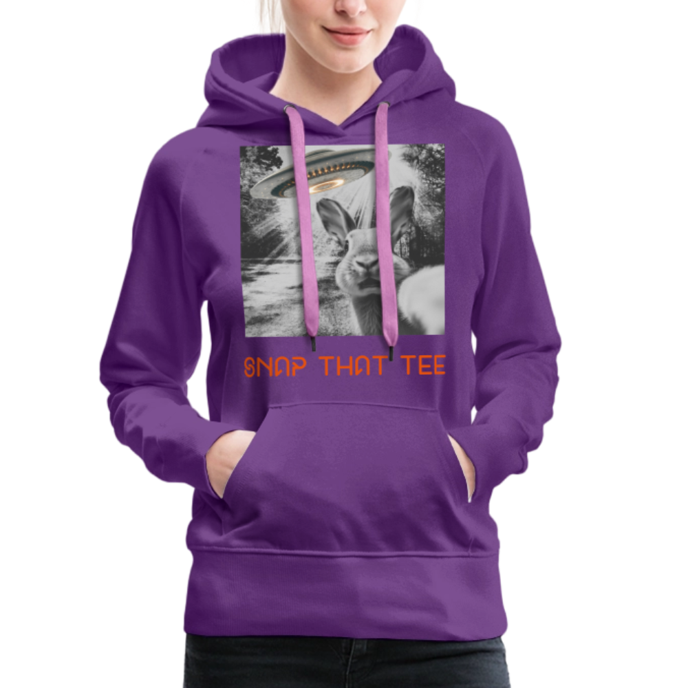 Hop to Space - Hoodie Femme - violet