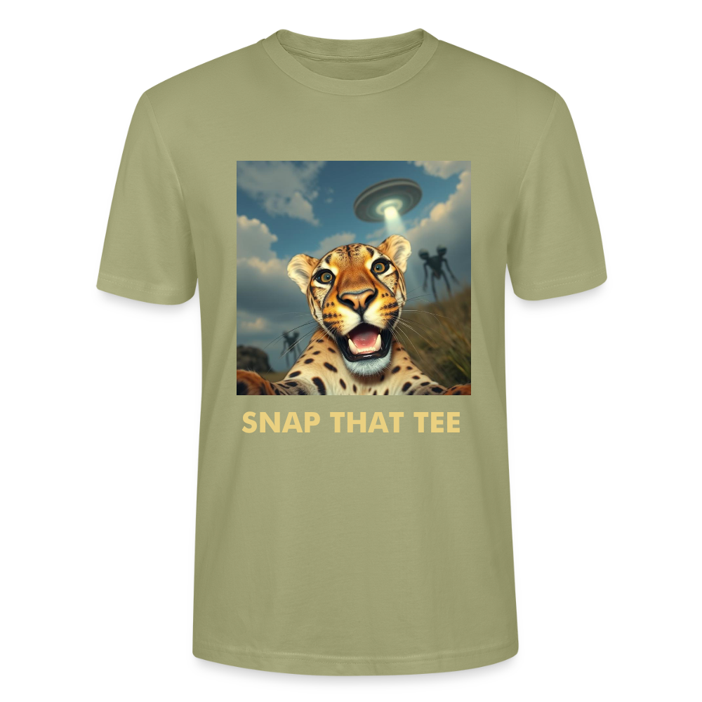 Jungle Meets Cosmos - T-shirt bio Unisexe - Snap that tee - vert brouillard