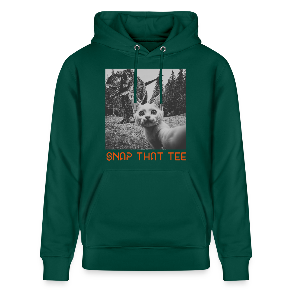 Pawassic Park- Sweat à capuche bio Unisexe -Snap that tee - forêt